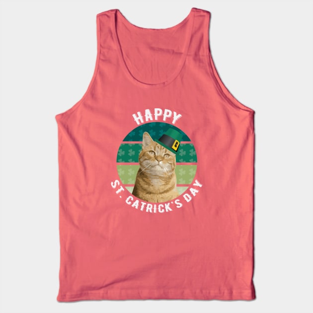 St Catrick's Day St Catty's Day Tank Top by ColoredRatioDesign